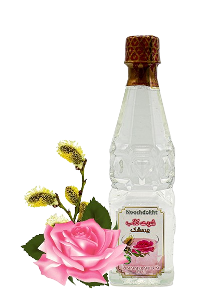 rosewater and pussy willow syrup